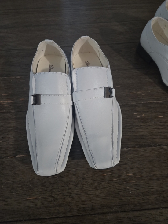 New Alberto Fellini SUN 03 White Loafers. Leather lining. Sizes 7 & 8.5. No box. main image 4